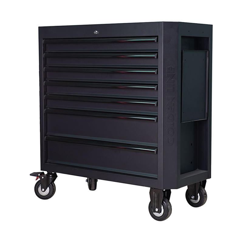 GL3607L Extra Large Bottom Drawers Industrial Mobile Roller Tool Cabinet