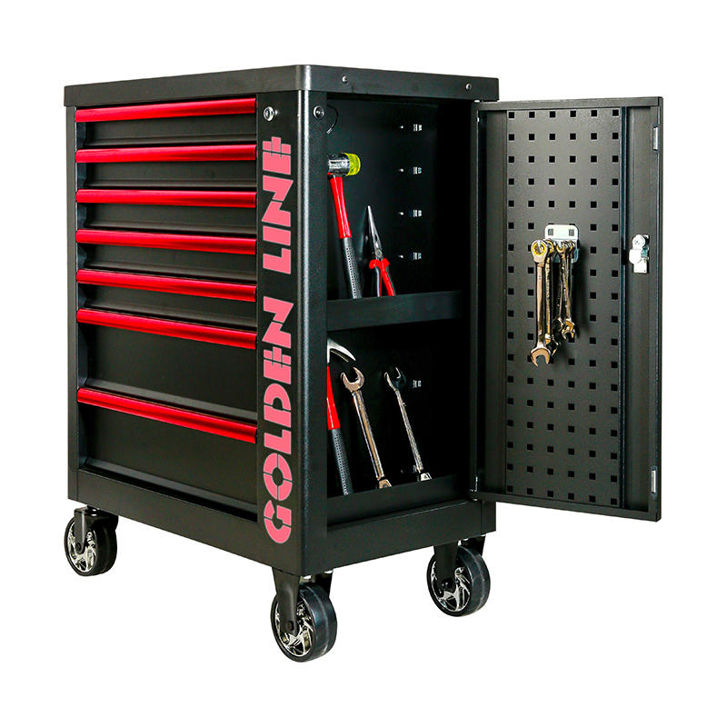 GL3307-H Seven Drawers Tool Trolley Equipped With LED LOGO