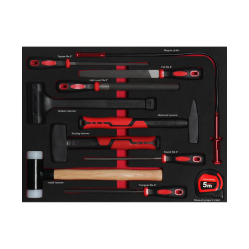 ETT11 11pcs Professional Tool Sets for Industrial Use Include Hammers and Files